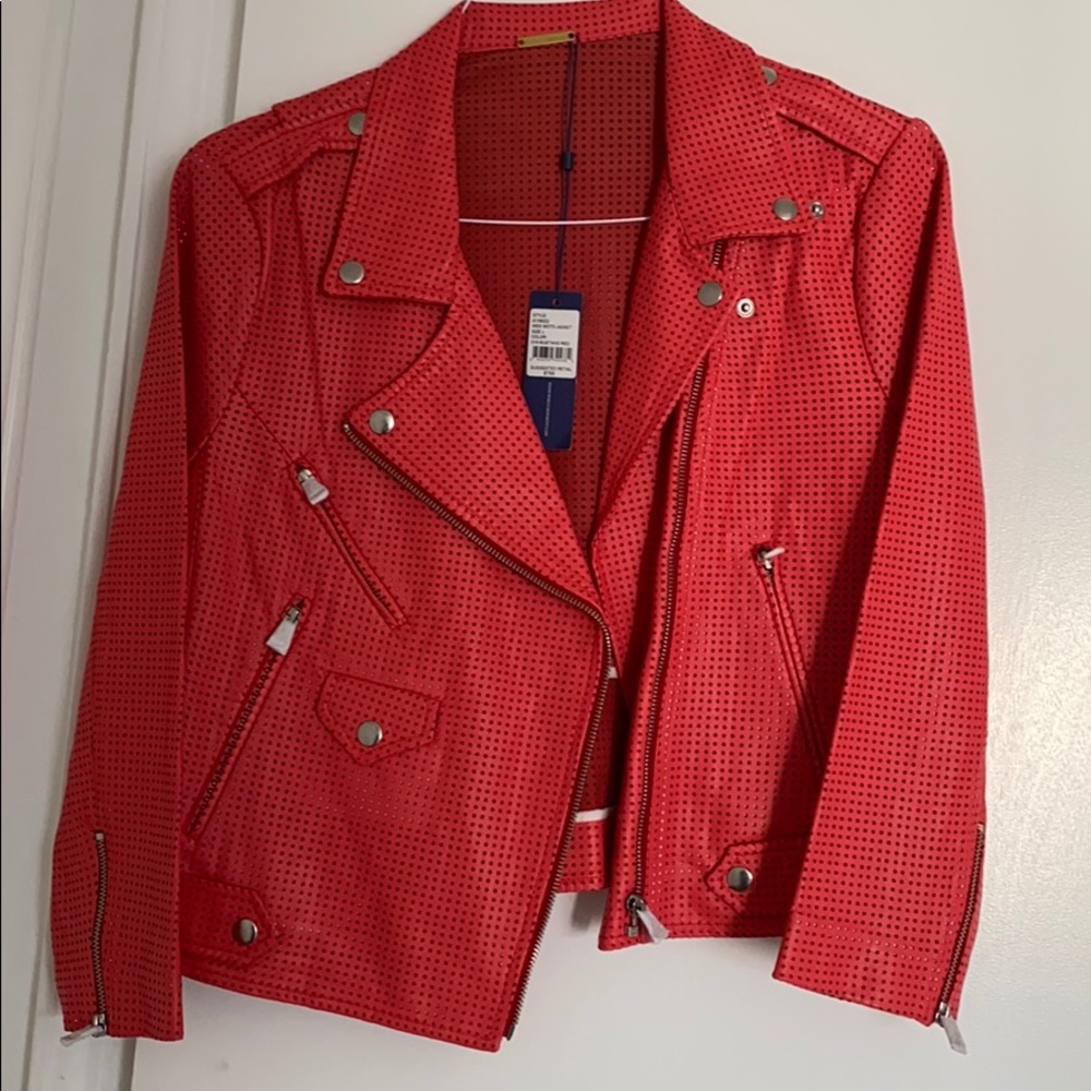 Pink Rebbeca minkoff leather jacket